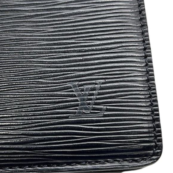 ✨ Louis Vuitton Pochette Homme Clutch Black Epi Leather Zipper Bag Vintage LV - Picture 8 of 12